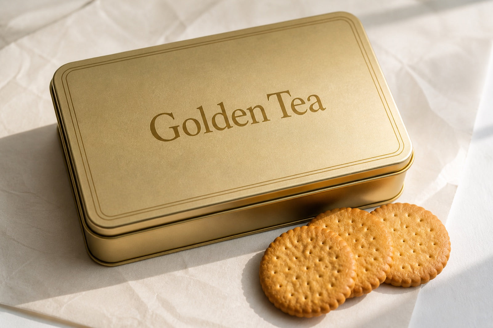 Golden Tea Biscuits